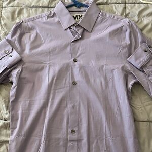 Express Fitted 1MX Dress Shirt long sleeve